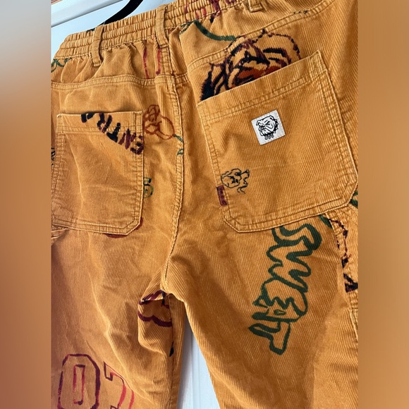 Bdg Y2K Doodle Corduroy Painter Pants Size M - Urban Outfitters - Picture 11 of 11
